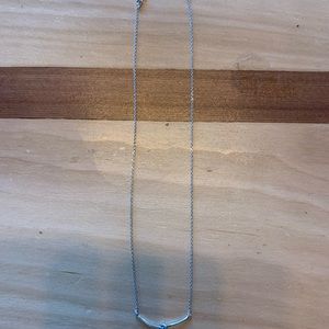 Cape cod jewelry, knotted sterling silver necklace.